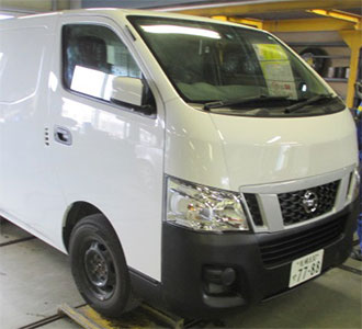 日産　キャラバン 冷凍車　修理後